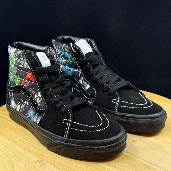 VANS x DISNEY 100 Villains Sk8-Hi Mens Shoes (NEW) Black High Tops M 6.5/ 8 Wmns - Picture 4 of 10